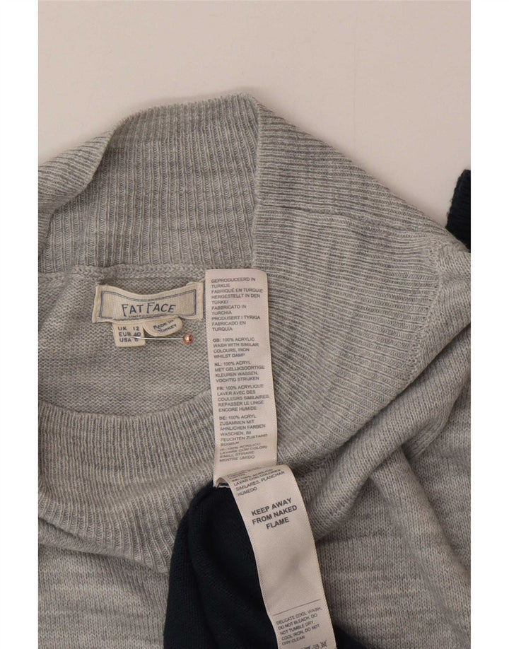 Fat Face Dame Jumper Dress UK 12 Medium Flerfarvet Colourblock