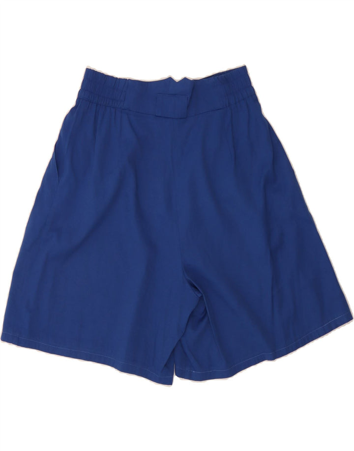 TREVIRA Womens Pegged Casual Shorts IT 40 Small W26  Blue Vintage Trevira and Second-Hand Trevira from Messina Hembry 