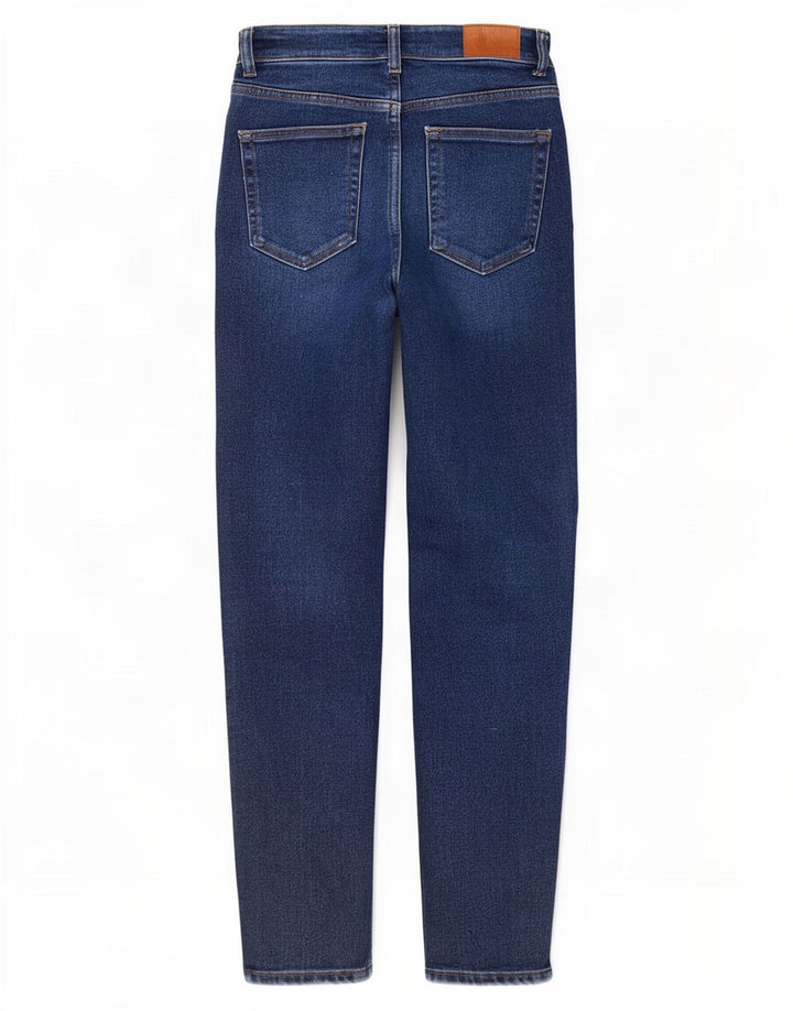 Zara Dame Slim Jeans Medium W28 L27 Blå Bomuld