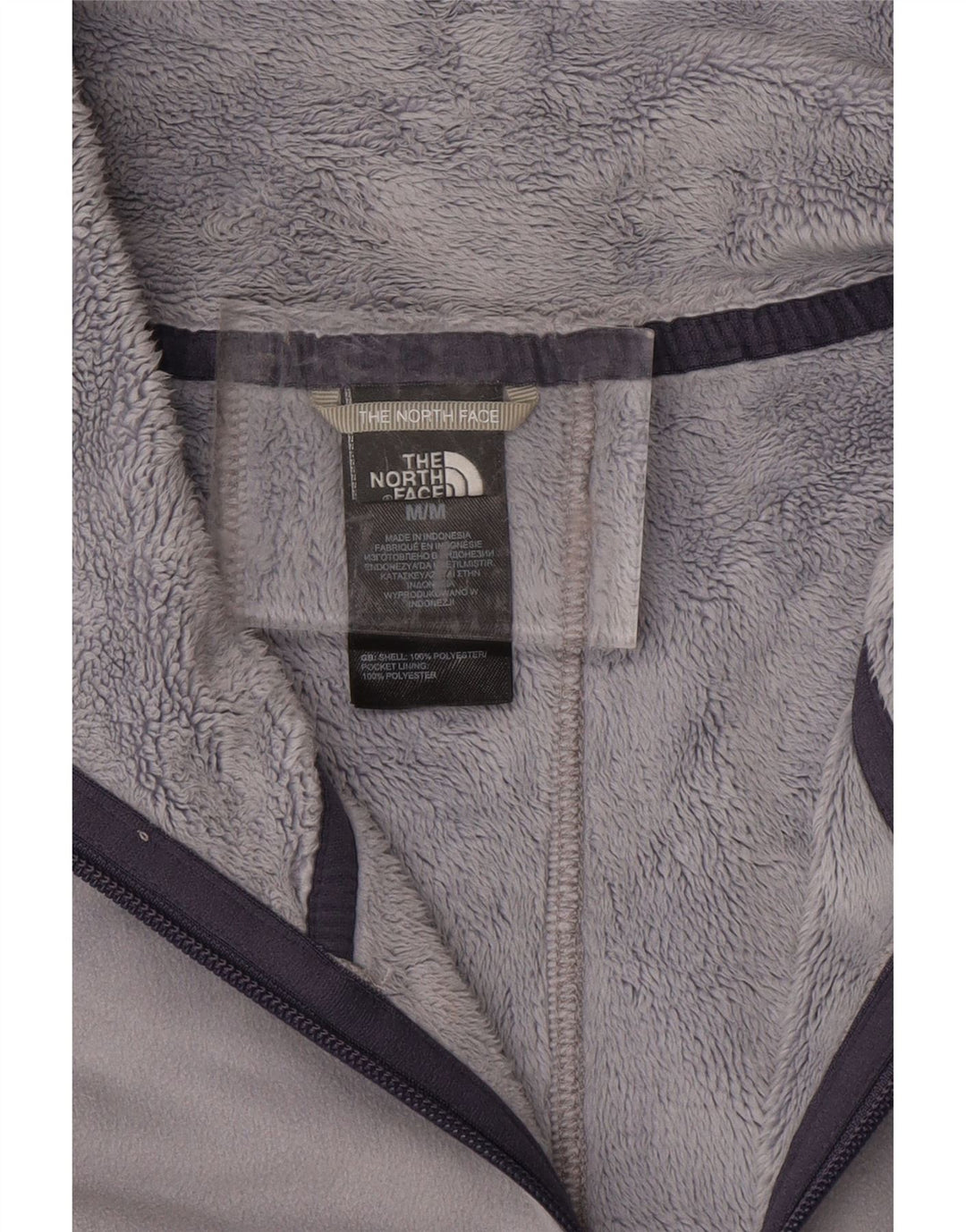 THE NORTH FACE Fleecejakke til kvinder UK 14 Medium Grå Polyester