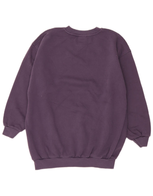 Nike piger grafisk sweatshirt jumper 12-13 år stor lilla bomuld