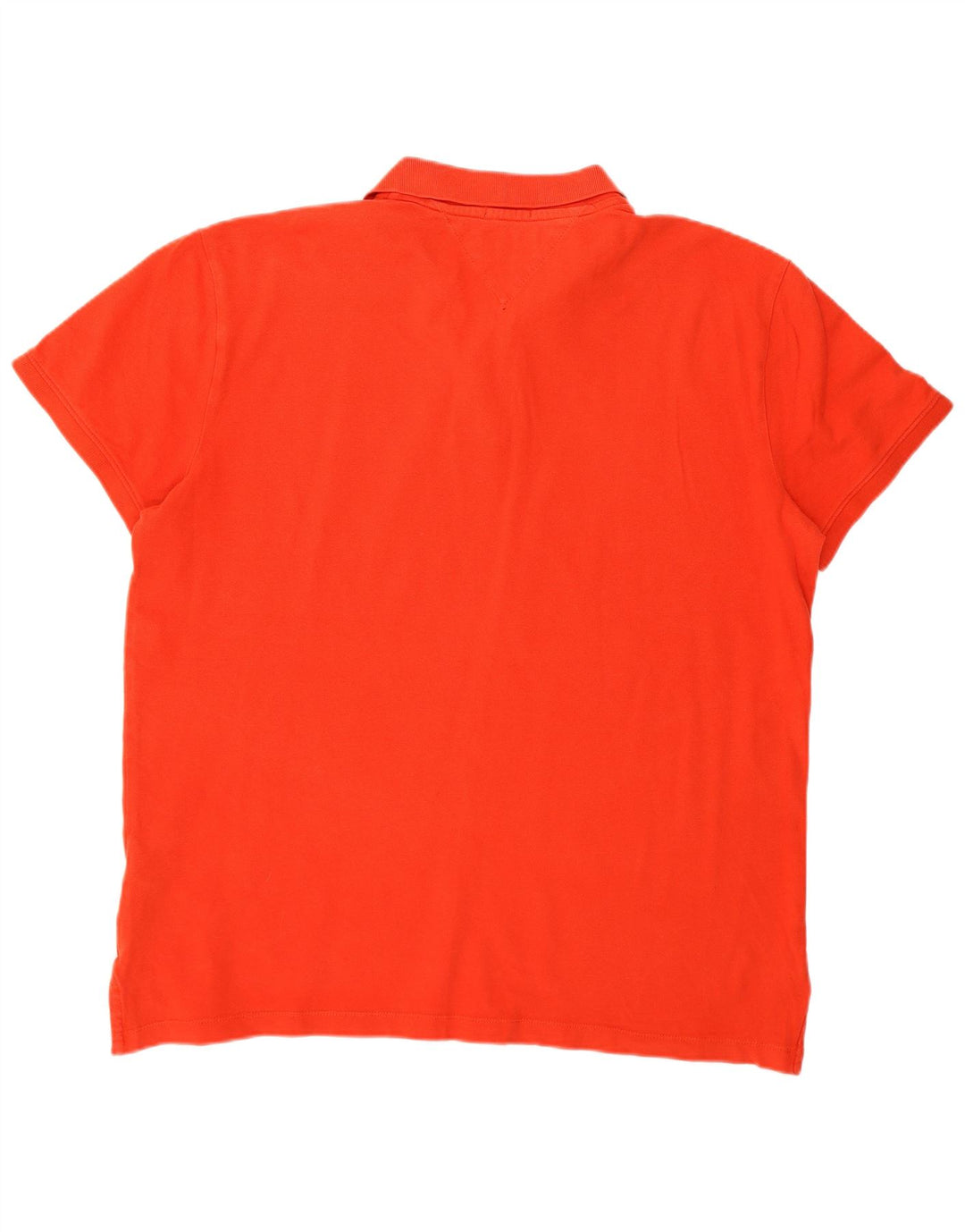 TOMMY HILFIGER Mens Regular Fit Polo Shirt 2XL Red Cotton