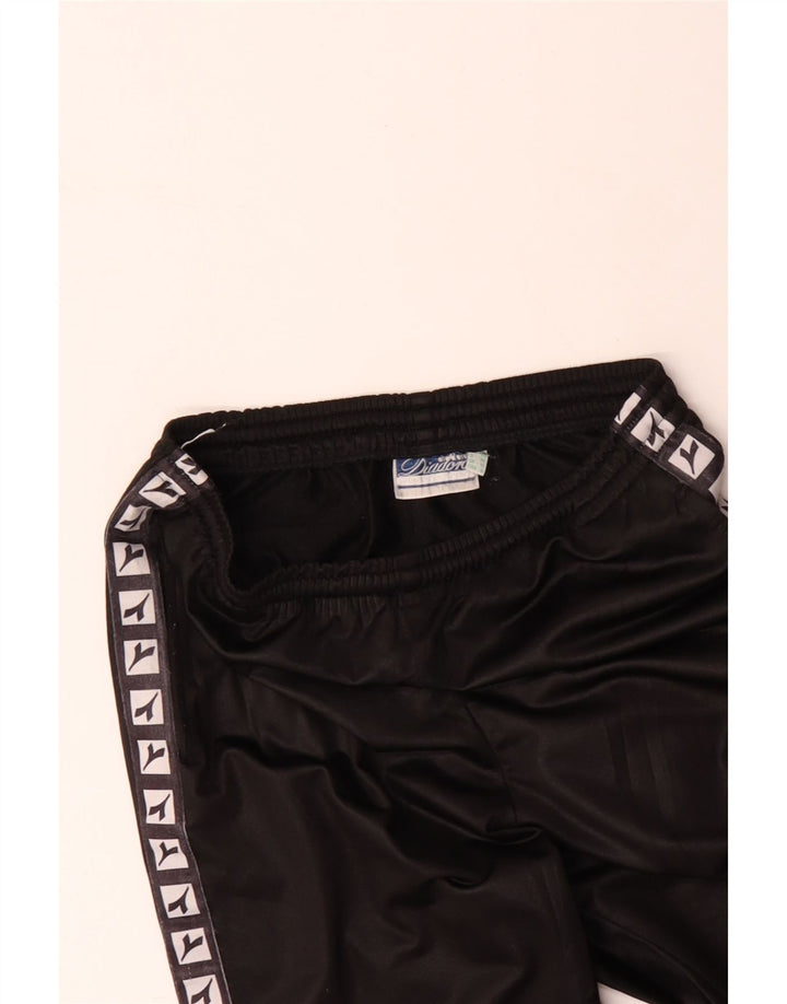 DIADORA Dame Oversized grafisk hel træningsdragt UK 10 Small Black