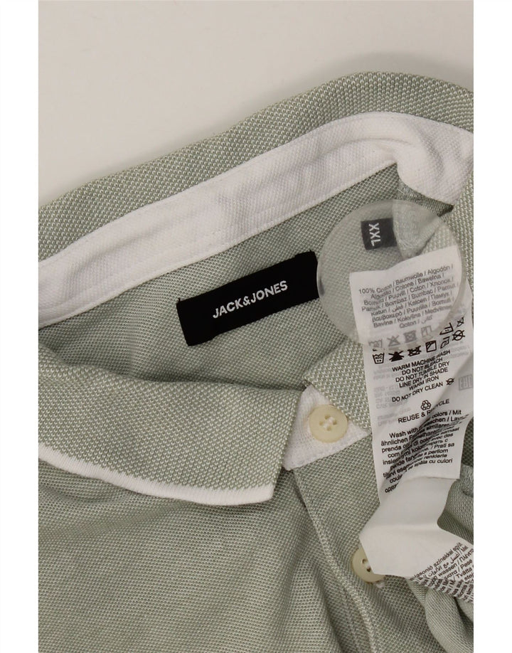 Jack & Jones herre poloskjorte 2XL grøn bomuld