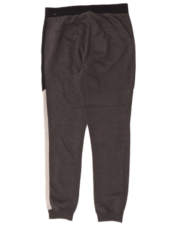 Nike Mens Tracksuit Trousers Joggers Small Grey Colourblock Cotton