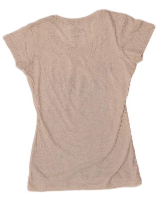 Hard Rock Cafe Girls Florence Grafisk T-Shirt Top 12-13 År Lille Beige