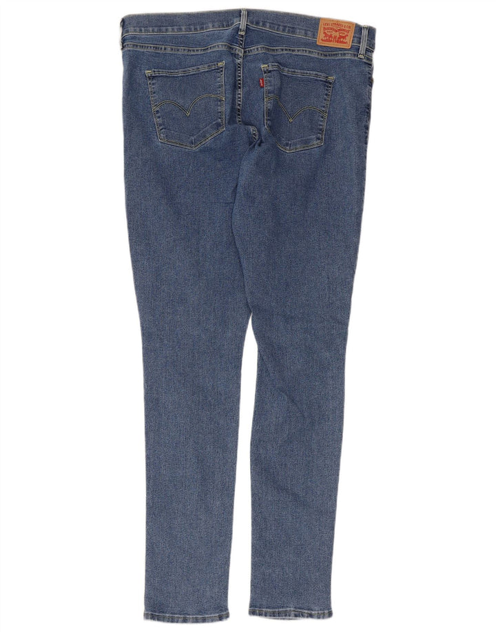 Levi's skinny jeans til kvinder W34 L32 blå bomuld