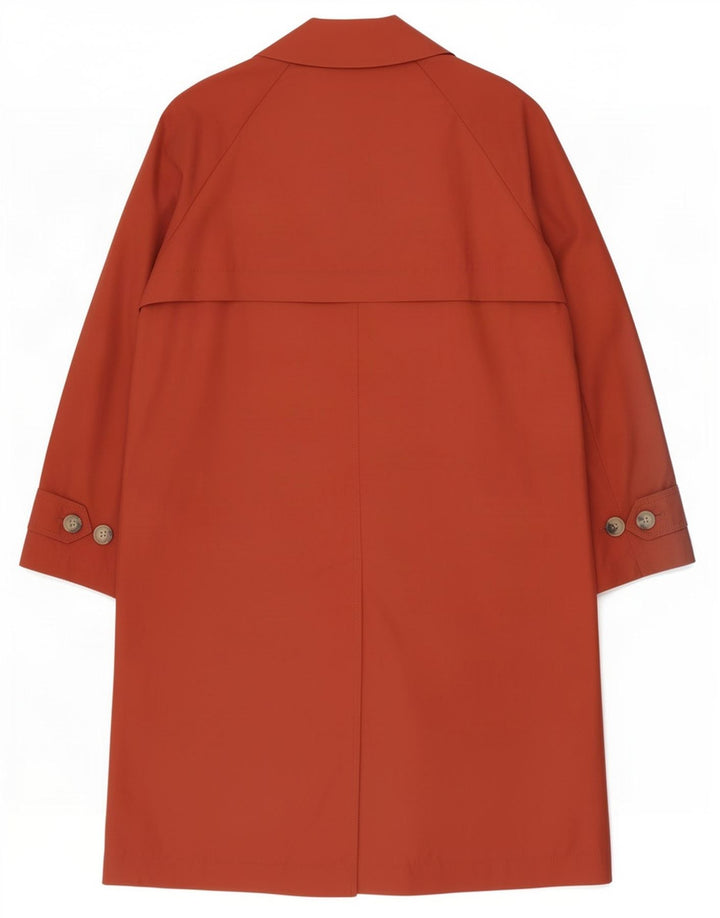 Marks & Spencer Dameoverfrakke UK 12 Medium Brun Bomuld