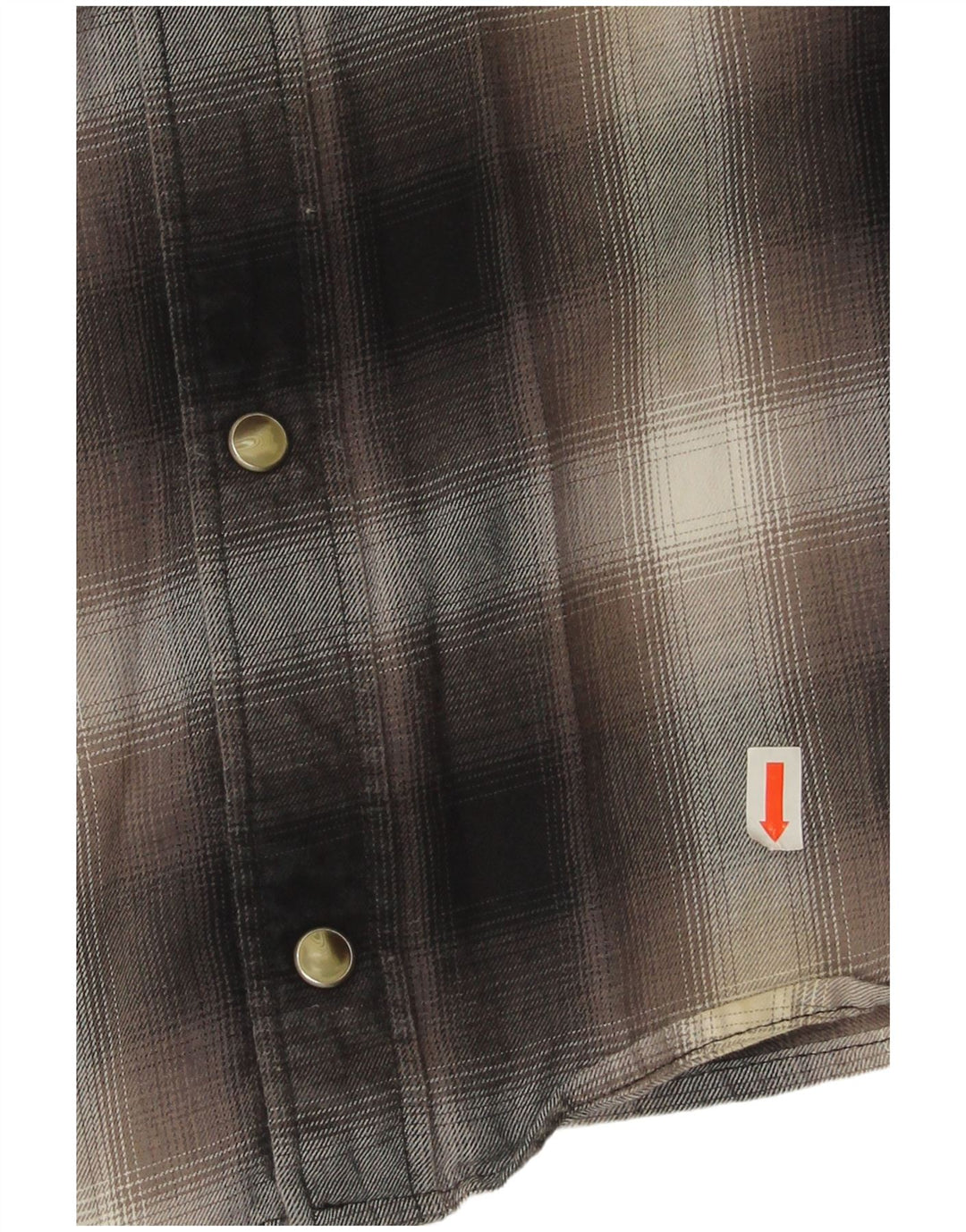 Wrangler Slim Skjorte til mænd Stor sort plaid bomuld
