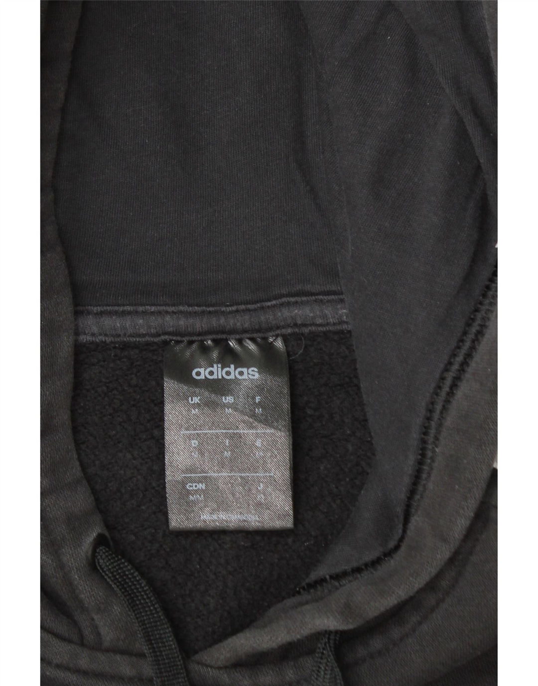 Adidas Grafisk hættetrøje til mænd mellem sort bomuld