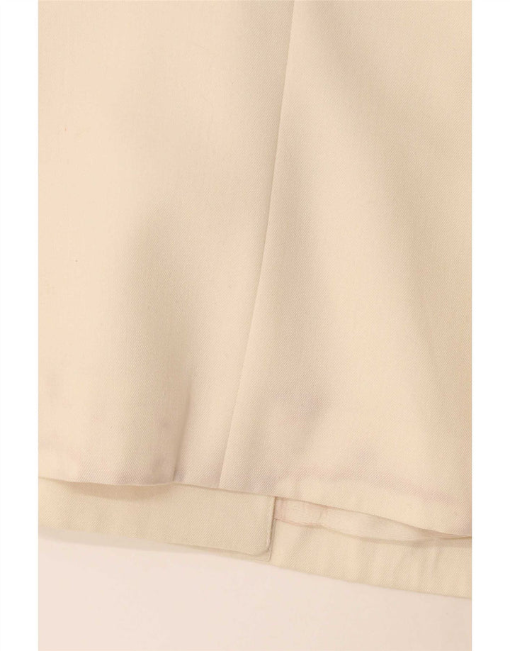 ALLUMETTE AC. Paris Dame Dobbeltradet Blazer Jacket UK 12 Medium Beige