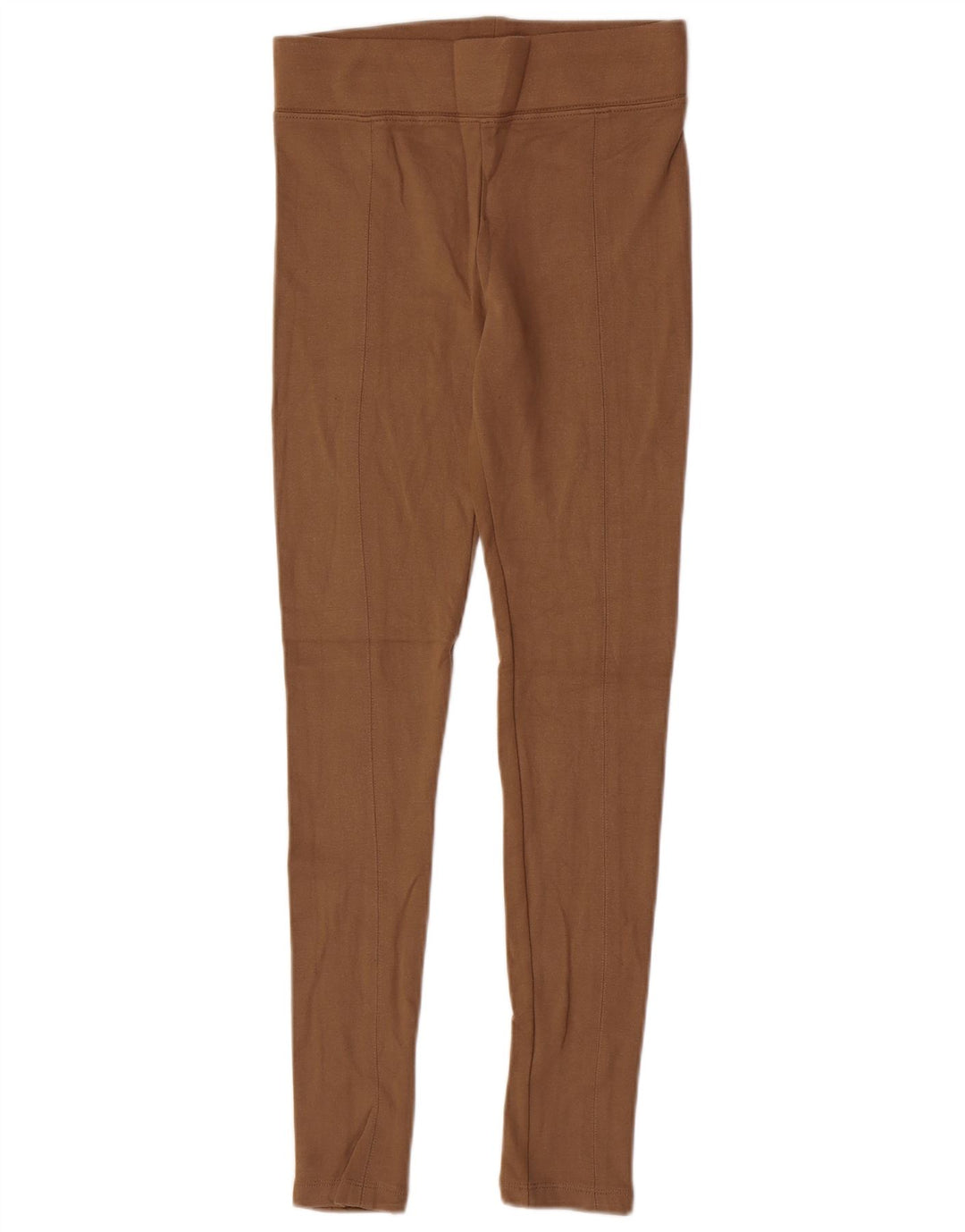 Topshop Dame Leggings UK 12 Medium Brun Viscose