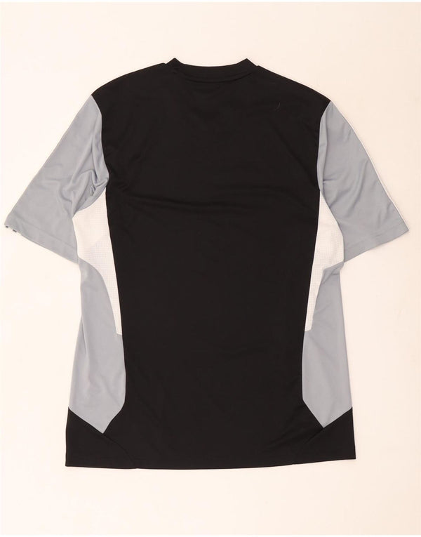 Adidas Mens Climacool T-Shirt Top UK 44/46 Large Black Colourblock