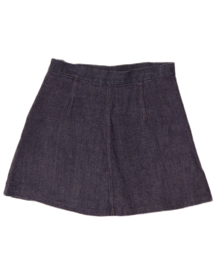 Zara Dame Mini-nederdel Medium W28 Blå