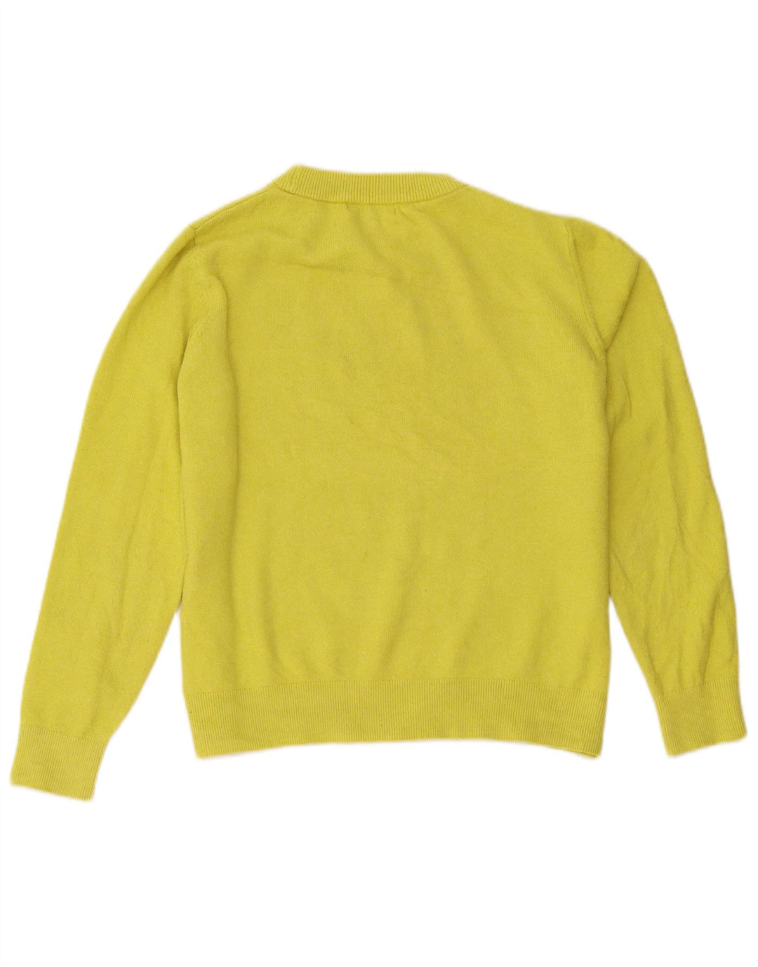 Marks & Spencer Dame sweater med rund hals DK 14 Medium Gul