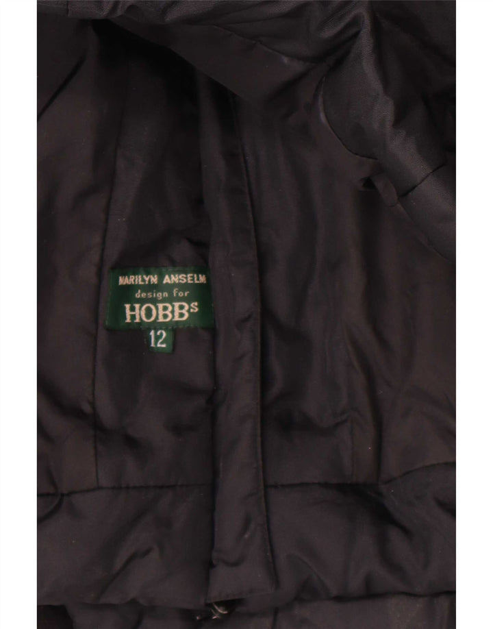 Hobbs Polstret Damejakke UK 12 Medium Sort Polyamid
