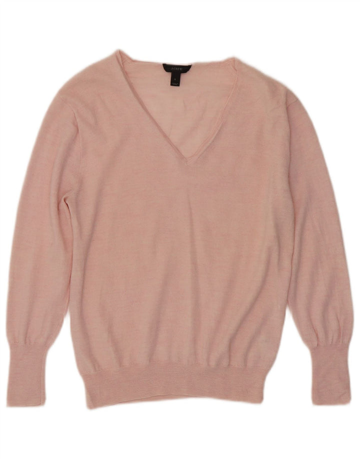 J. Crew Dame V-hals sweater UK 14 Large Pink