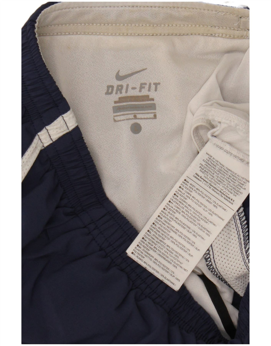 Nike Herre Dri Fit Sportshorts Store Marineblå Colourblock Polyester