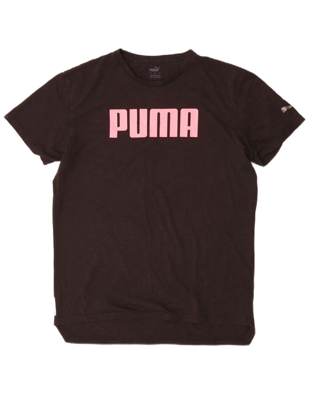 Puma Grafisk T-Shirt Top til kvinder DK 16 Stor Sort