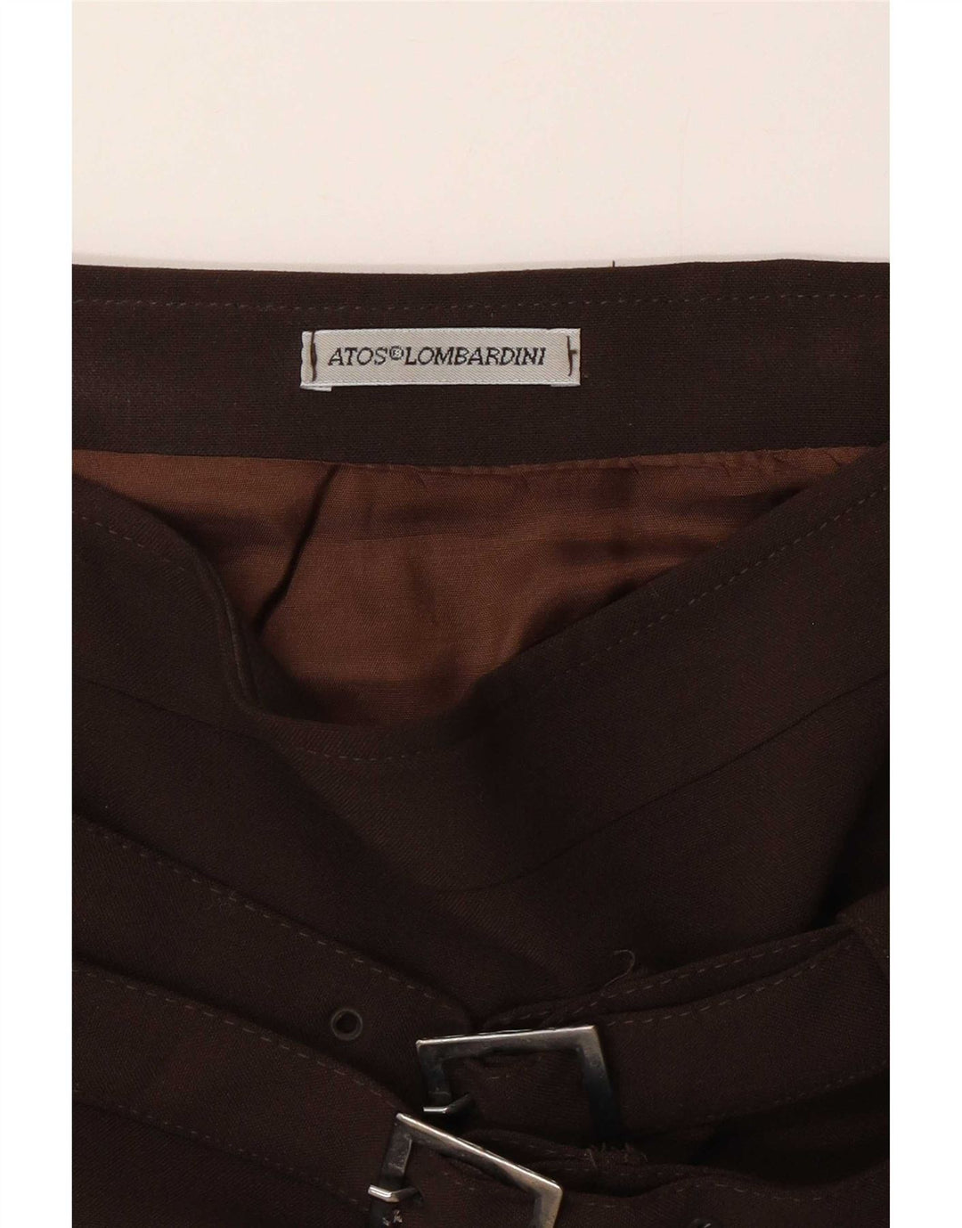 Atos Lombardini Dame A-Line nederdel W30 Medium Brun