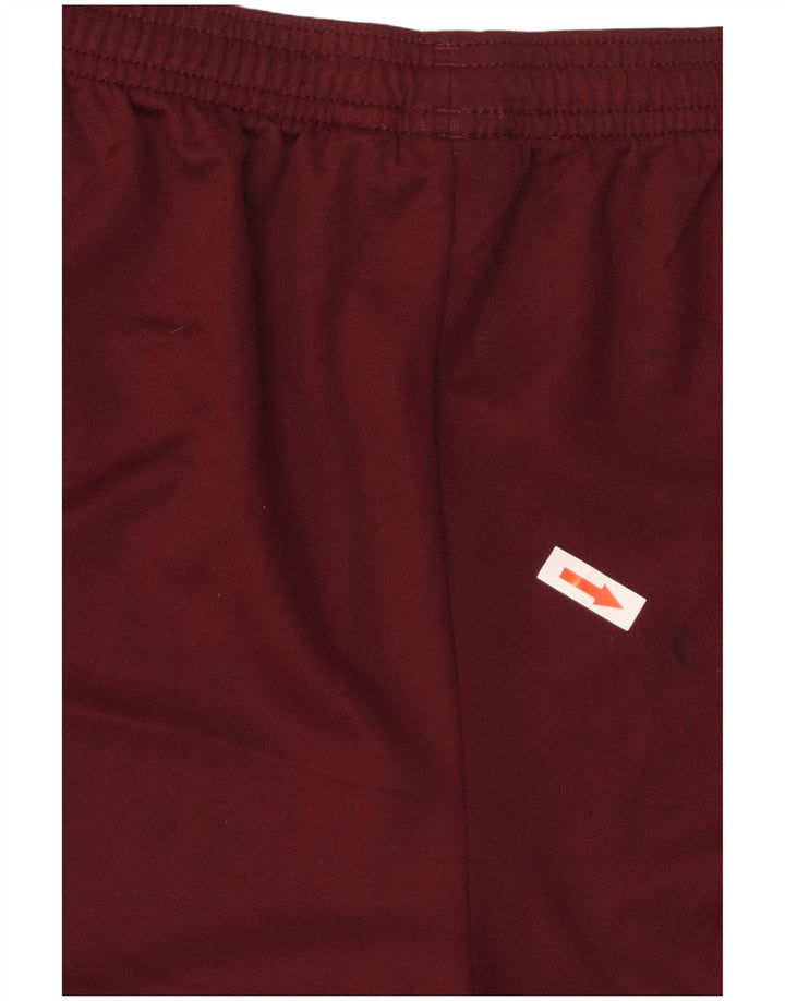 ADIDAS Dame Climalite Sportshorts UK 14 Large Burgundy Polyester
