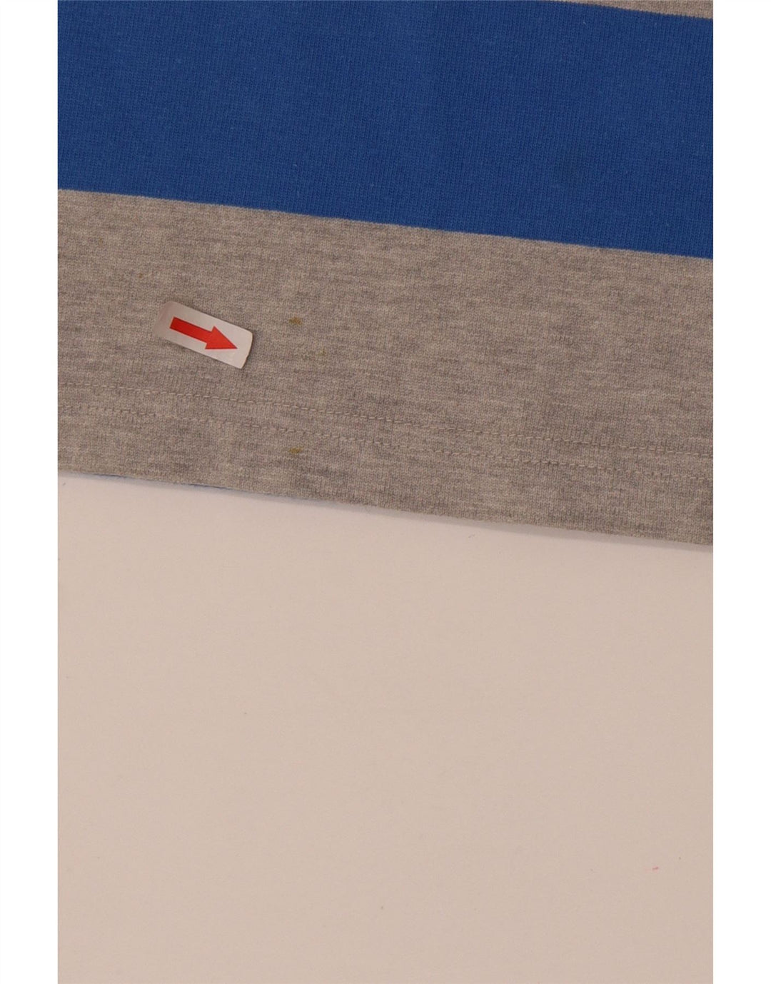 FAT FACE Herre Grafisk Rugby Polo Shirt Medium Grey Colourblock Bomuld