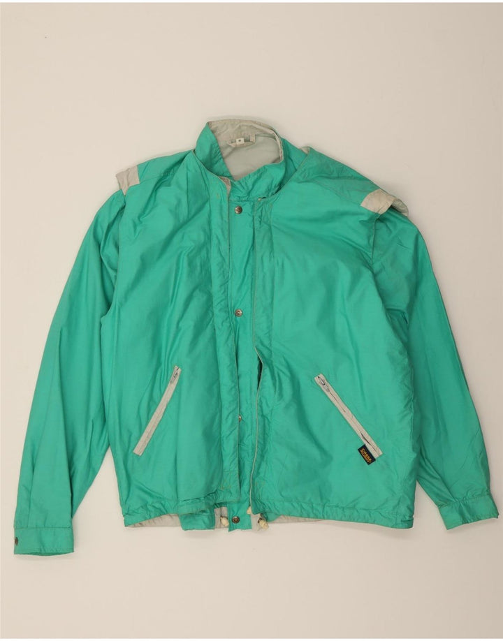 CIESSE PIUMINI Mens Windbreaker Jacket IT 50 Large Green Cotton Vintage Ciesse Piumini and Second-Hand Ciesse Piumini from Messina Hembry 