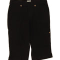 DOCKERS Womens Curvy Mid Rise Capri Trousers US 6 Medium W30  Black Vintage Dockers and Second-Hand Dockers from Messina Hembry 