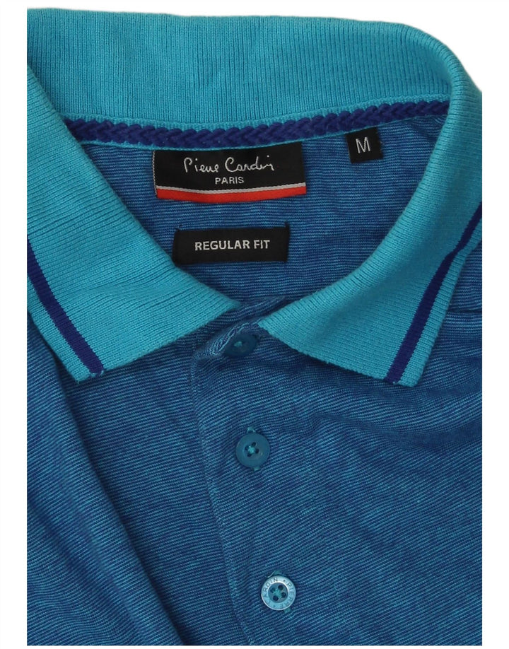 Pierre Cardin Herre Regular Fit Polo Shirt Medium Blue Bomuld