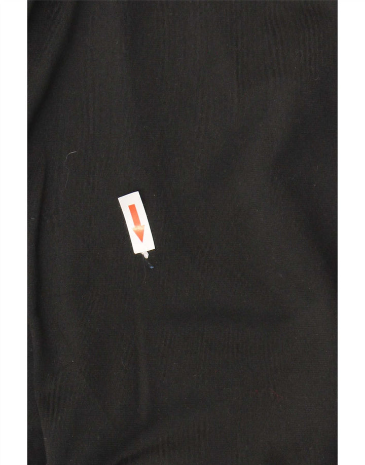 Nike Dame Dri Fit træningsdragt Bukser UK 14 Large Black Polyester