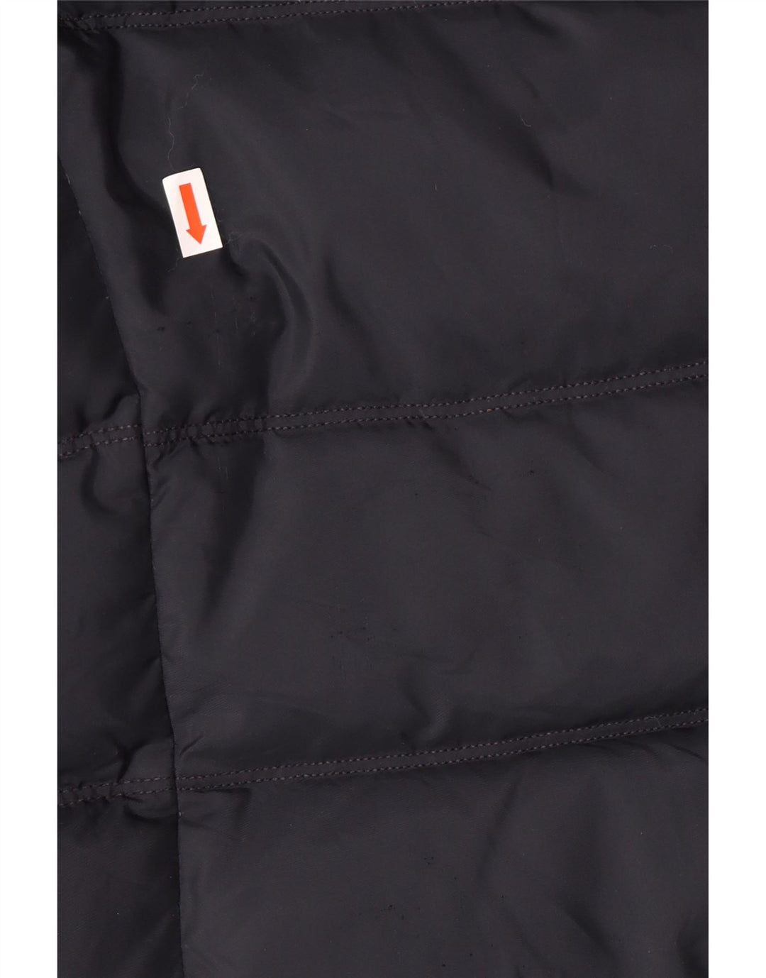 TOMMY HILFIGER Polstret frakke med hætte til kvinder UK 10 Lille marineblå polyester