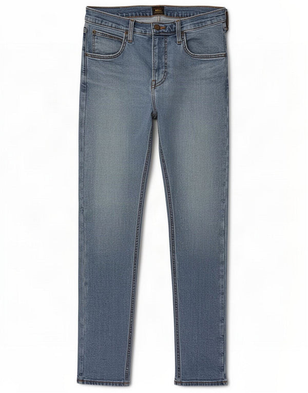 Lee Herre Luke Tapered Slim Jeans W32 L32 Blue Cotton