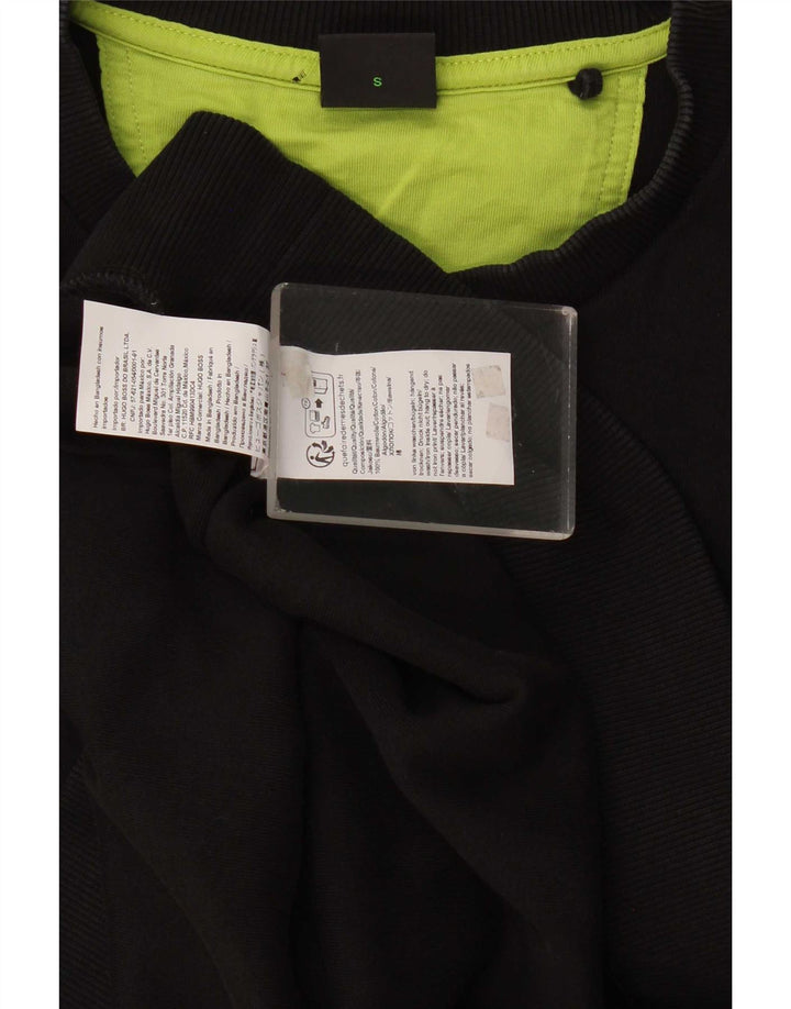 Hugo Boss Herre Sweatshirt Jumper Lille sort bomuld