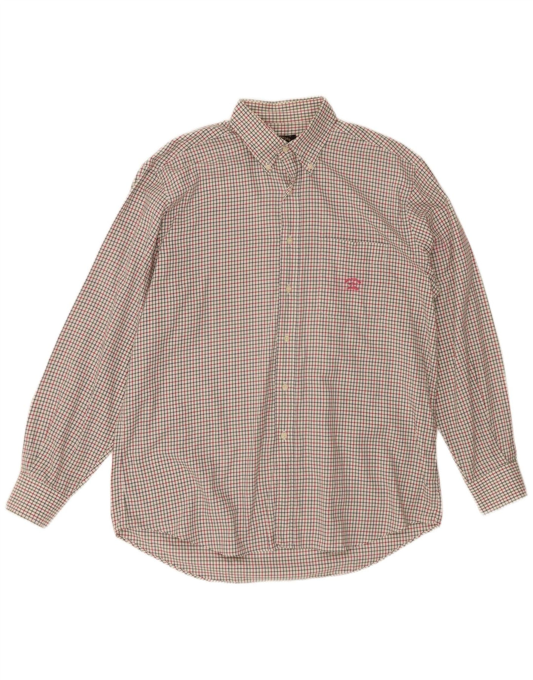 PAUL & SHARK Mens Flannel Shirt Size 16 1/2 42 Large Multicoloured Check