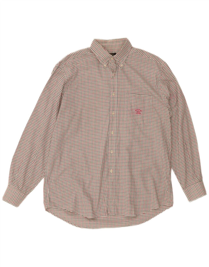 PAUL & SHARK Mens Flannel Shirt Size 16 1/2 42 Large Multicoloured Check