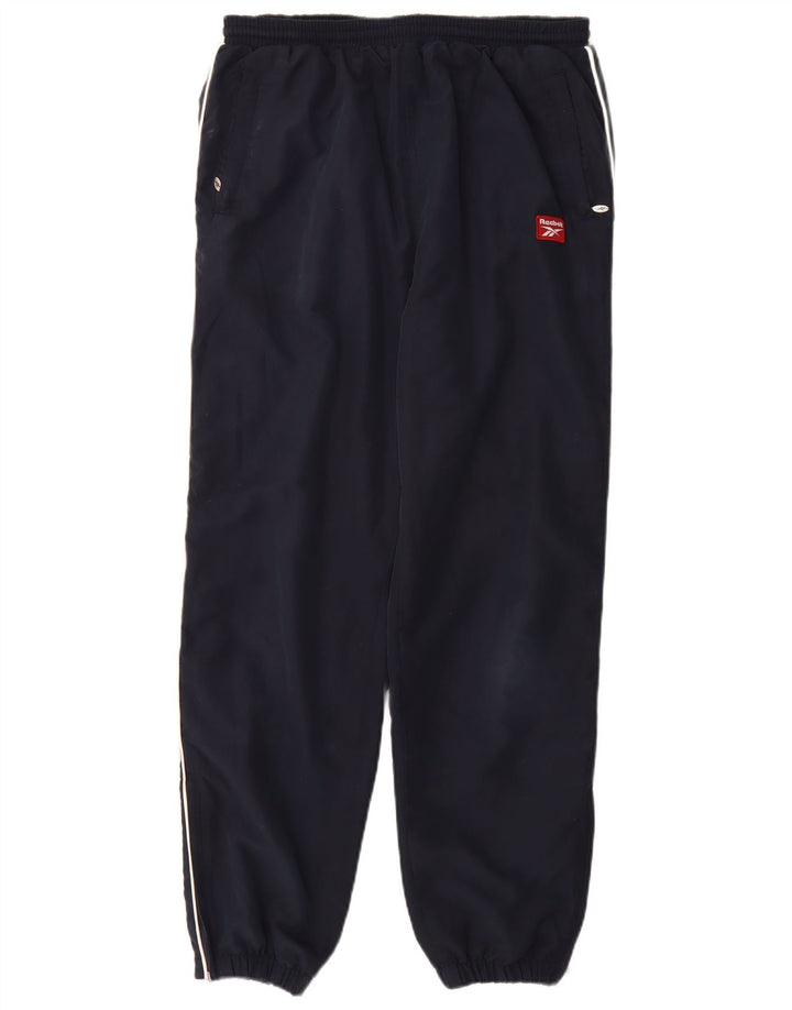 Reebok Træningsdragt til kvinder Joggers UK 12 Medium Navy Blue Polyester