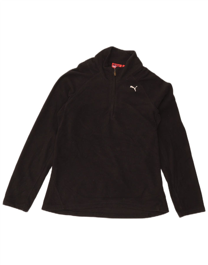 Puma Dame Fleece Jumper med lynlås DK 12 Medium Sort Polyester