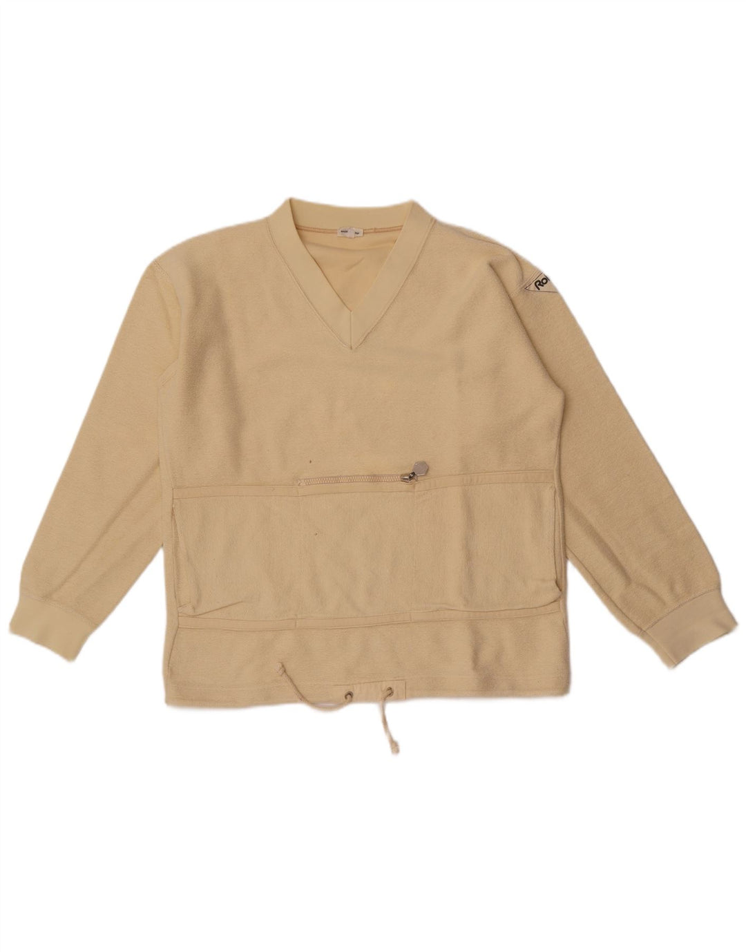 Vintage sweatshirt til kvinder IT 50 XL Beige