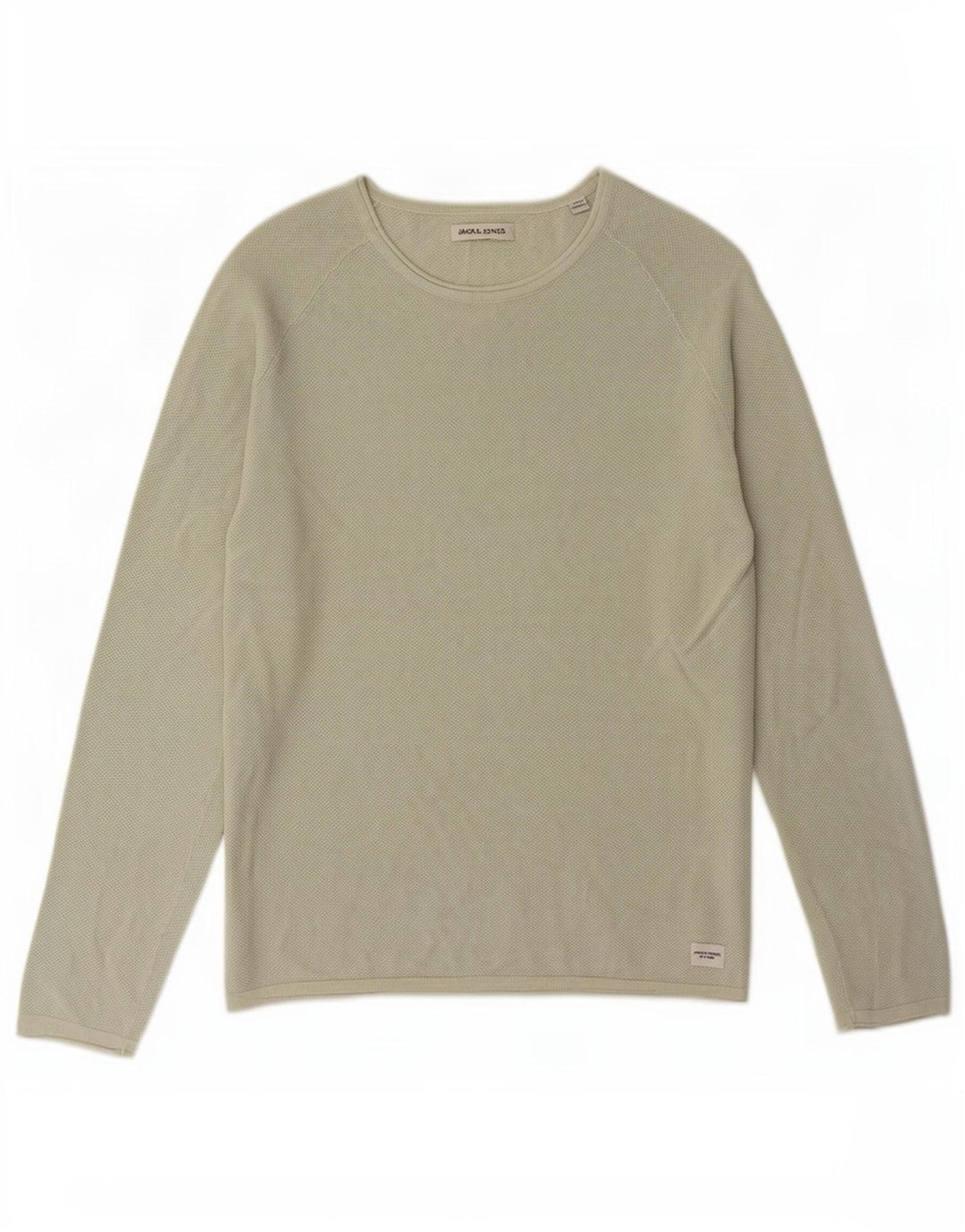 Jack & Jones Herre Boat Neck Jumper Sweater Medium Green Bomuld