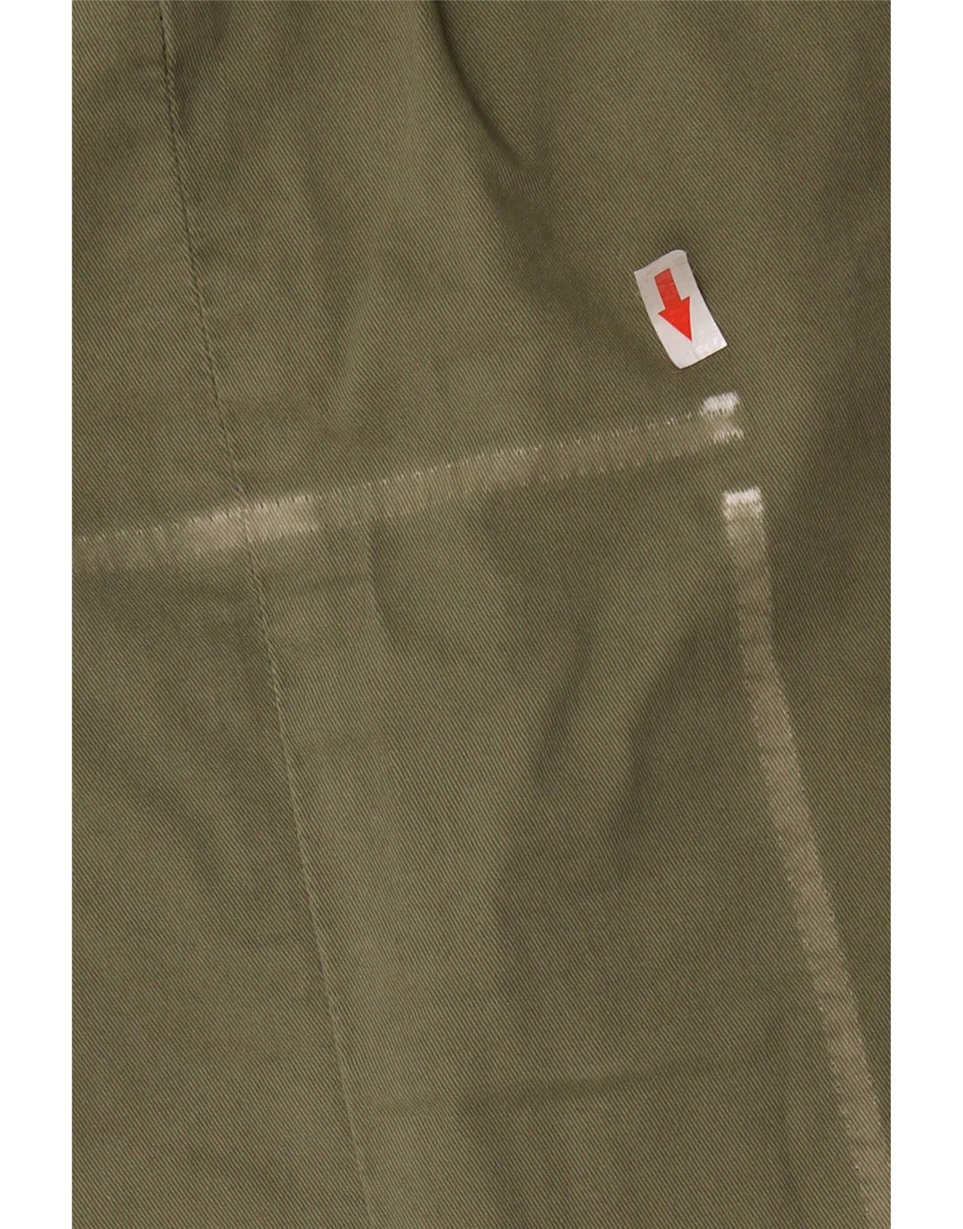 FAT FACE Dame Cargo Bukser med brede ben UK 16 Large W36 L29 Khaki Bomuld