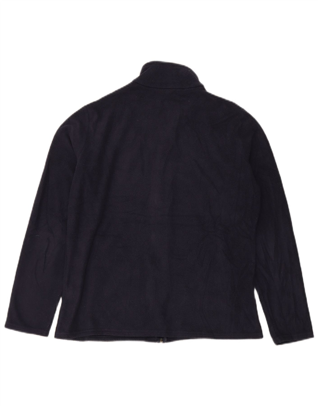 Marks & Spencer Fleecejakke til kvinder UK 14 Stor marineblå polyester