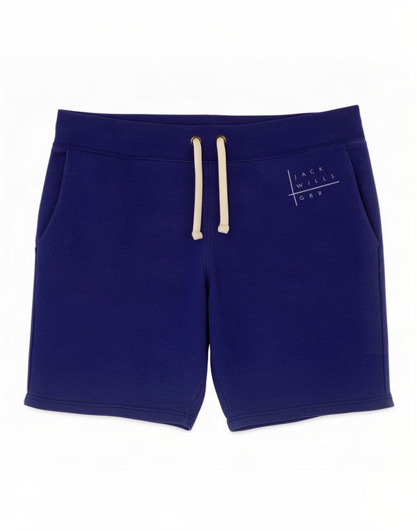 Jack Wills Mens Graphic Sport Shorts Large Blue Cotton