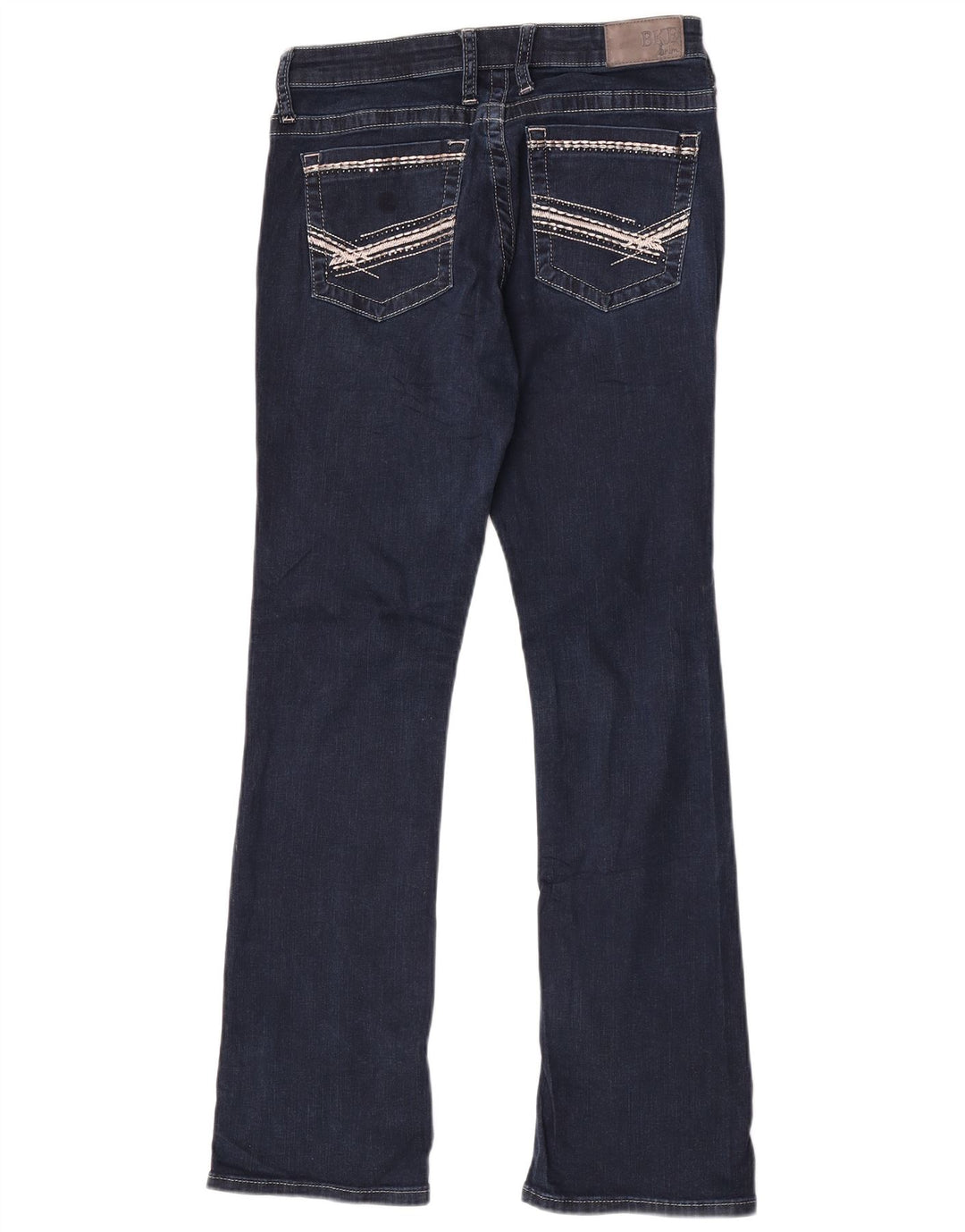 BKE Dame Payton Regular Fit Bootcut Jeans W28 L31 Marineblå Bomuld