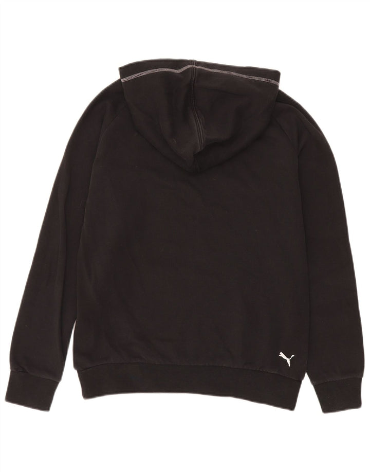 Puma Graphic Hoodie Jumper UK 12 Medium Sort