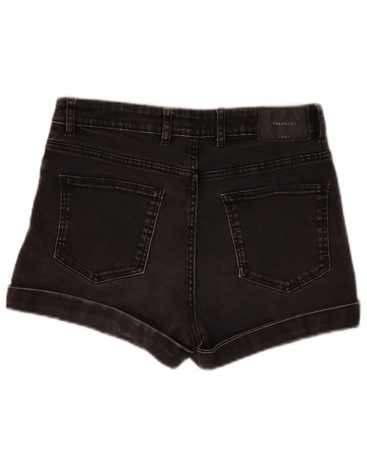 Zara Dame Denim Shorts EU 36 XS W26 Sort