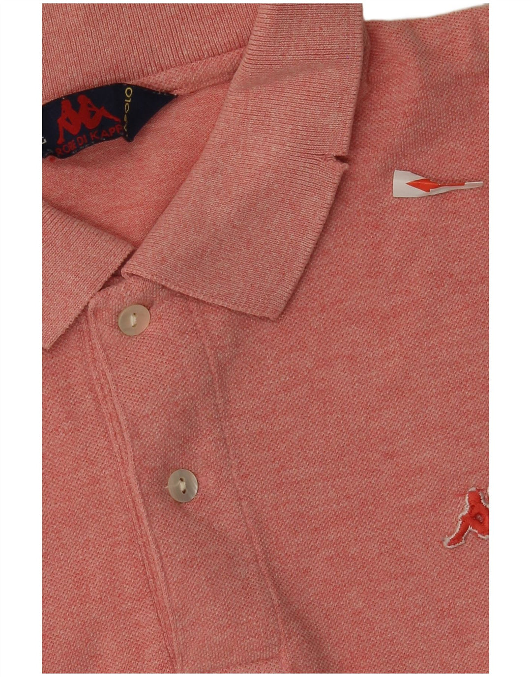 Kappa herre poloskjorte stor pink bomuld
