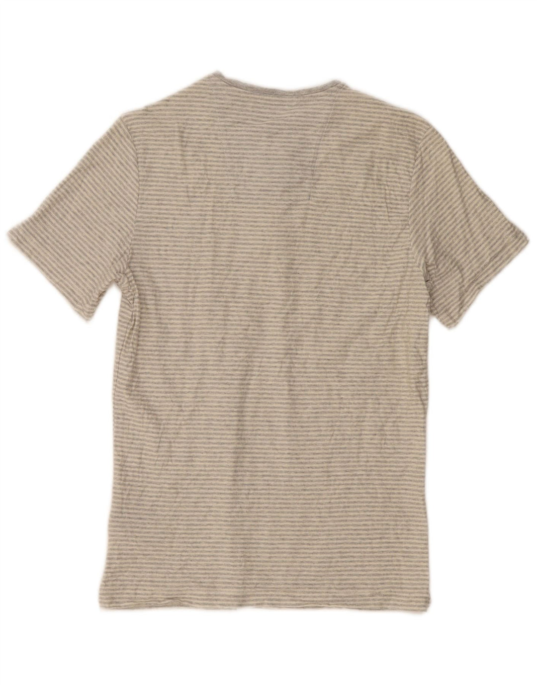 Barbour herre T-shirt top mellem grå stribet
