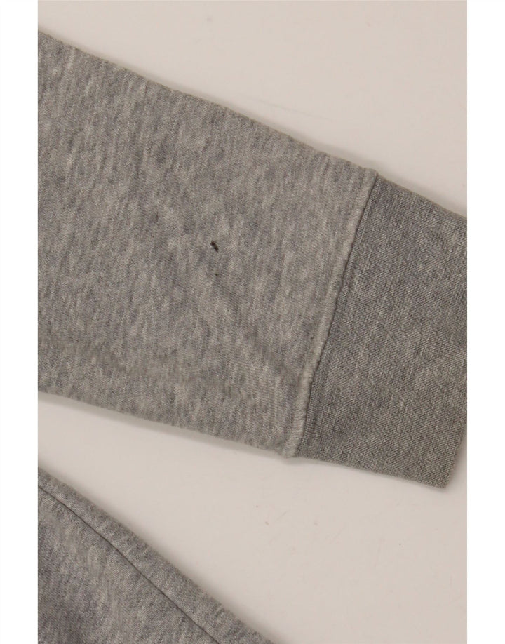 Nike Dame Grafisk Sweatshirt Jumper UK 14 Medium Grey Bomuld