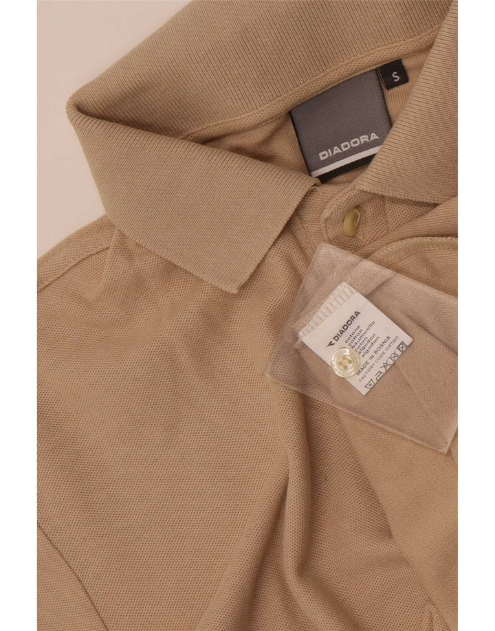 Diadora herre poloskjorte lille beige bomuld