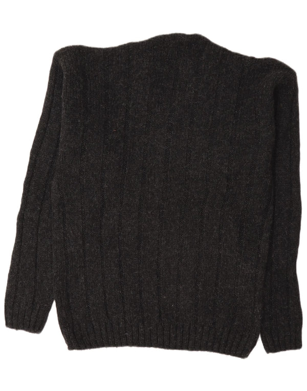 Ciao Herre V-hals sweater XL Black Fair Isle New Wool